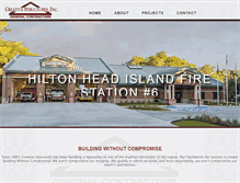 Tablet Screenshot of creativestructuresinc.com